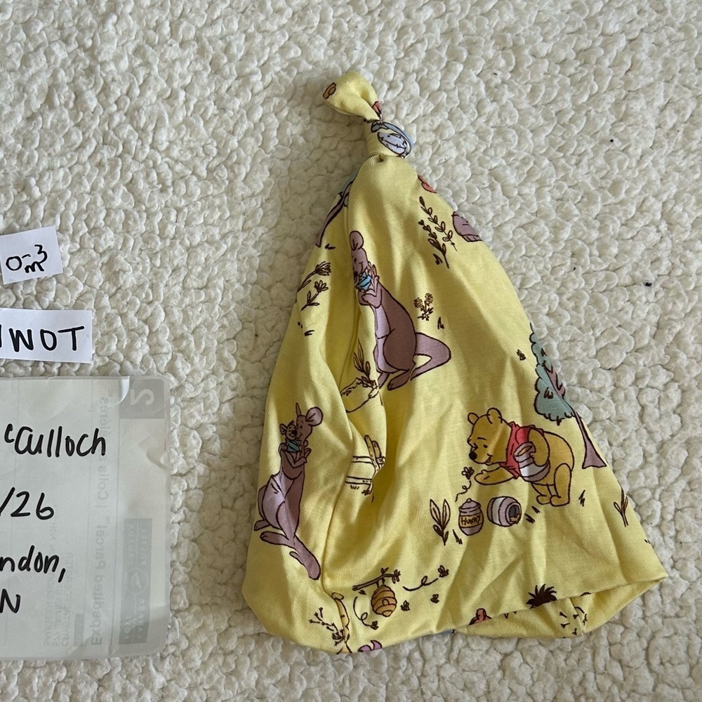 NWOT Little Sleepies Winnie The Pooh Hat